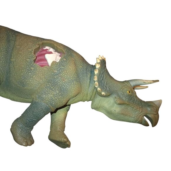 1990s Jurassic ParK 3pc T-Rex JP06 Stegosaurus JP07 Triceratops JP08 Vintage W/O - Picture 14 of 16